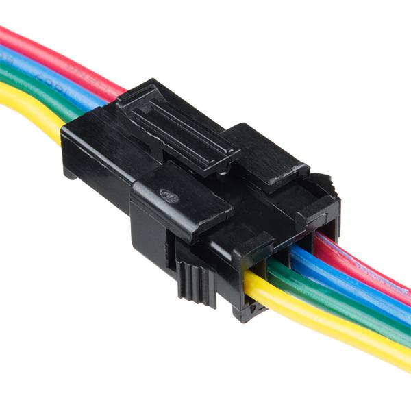 LED Strip Pigtail Connector (4-pin) - CAB-14576