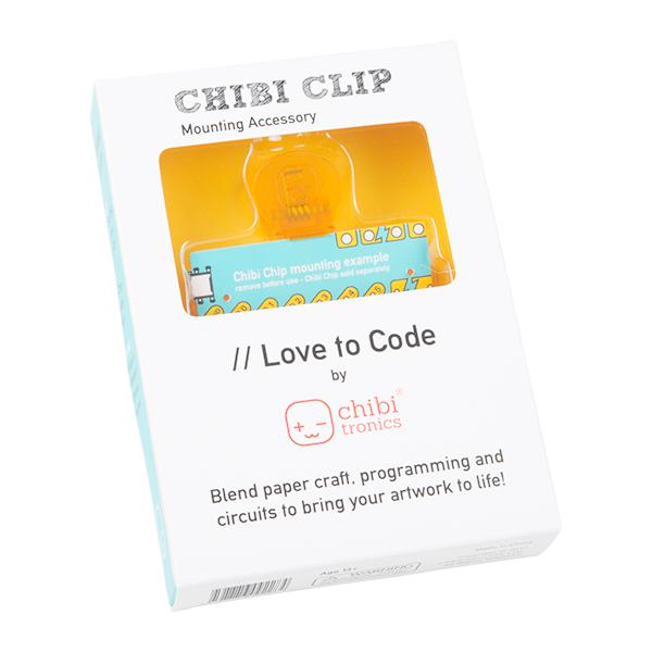 Love to Code Chibi Clip Mounting Accessory - DEV-14593