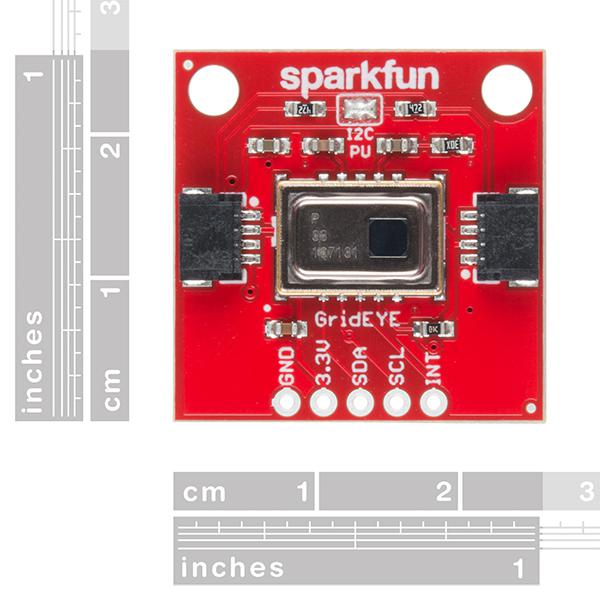 SparkFun Grid-EYE Infrared Array Breakout - AMG8833 (Qwiic) - SEN-14607