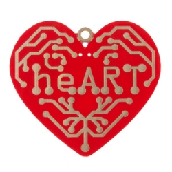 heART - Surface Mount Soldering Kit - KIT-14640