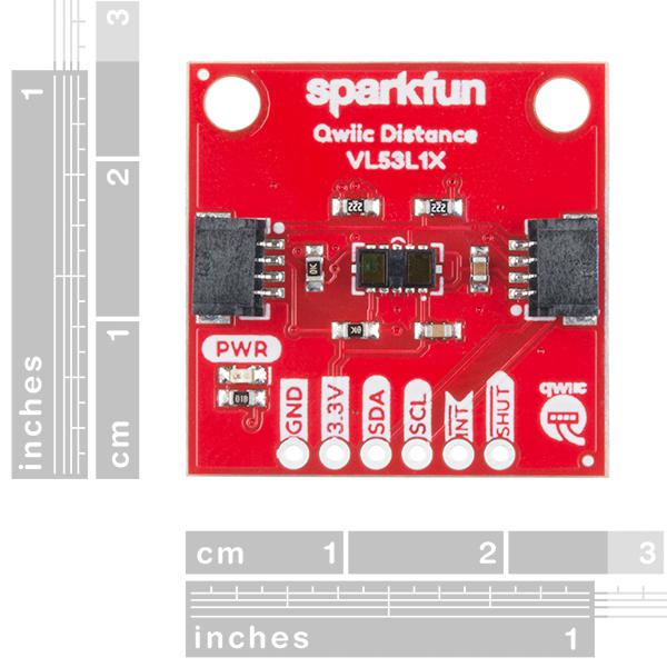 SparkFun Distance Sensor Breakout - 4 Meter, VL53L1X (Qwiic) - SEN-14722
