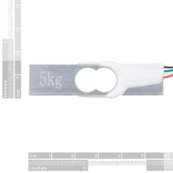 Load Cell - 5kg, Straight Bar (TAL220B), alternate view