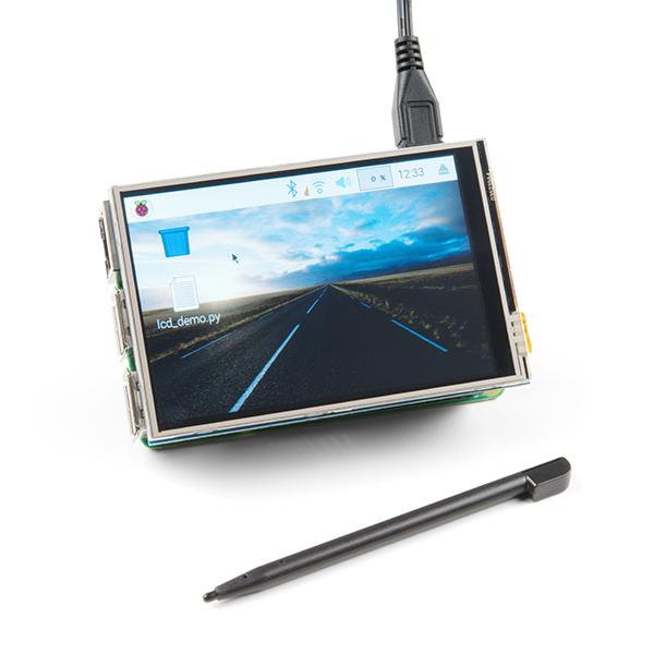 LCD Touchscreen HAT for Raspberry Pi - TFT 3.5in. (480x320) - LCD-14776