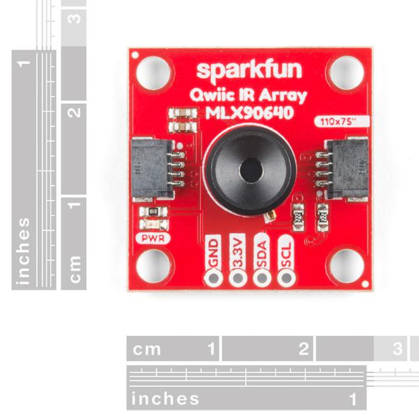 SparkFun IR Array Breakout - 110 Degree FOV, MLX90640 (Qwiic) - SEN-14843