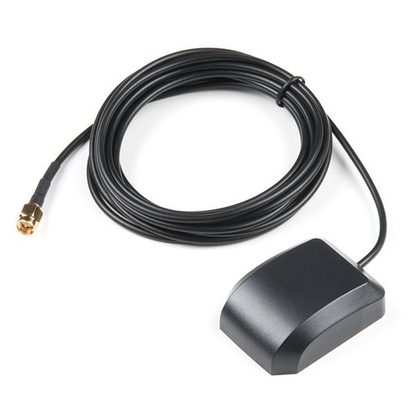 GPS/GNSS Magnetic Mount Antenna - 3m (SMA) - GPS-14986