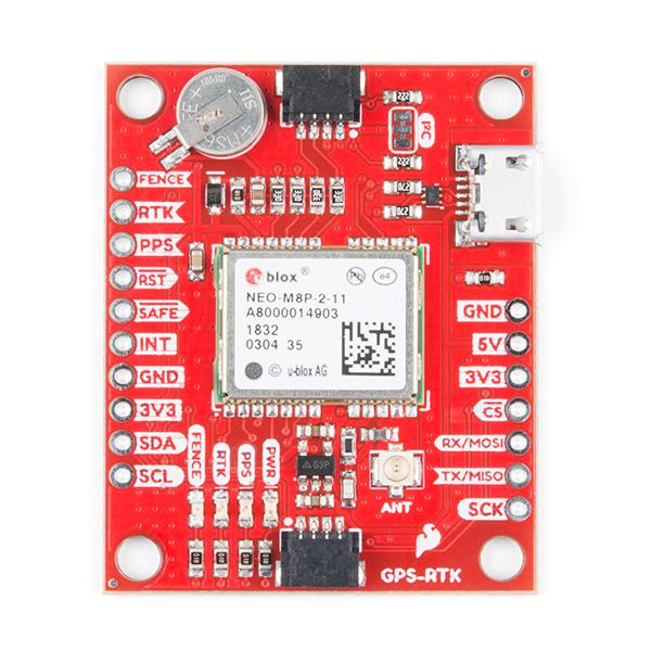 SparkFun GPS-RTK Board - NEO-M8P-2 (Qwiic) - GPS-15005