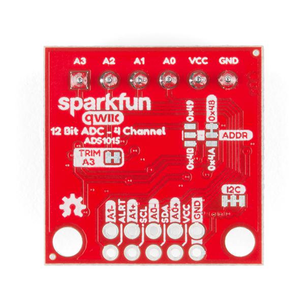 SparkFun Qwiic 12 Bit ADC - 4 Channel (ADS1015) - DEV-15334