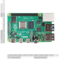 Raspberry Pi 4 Model B (4 GB), alternate view