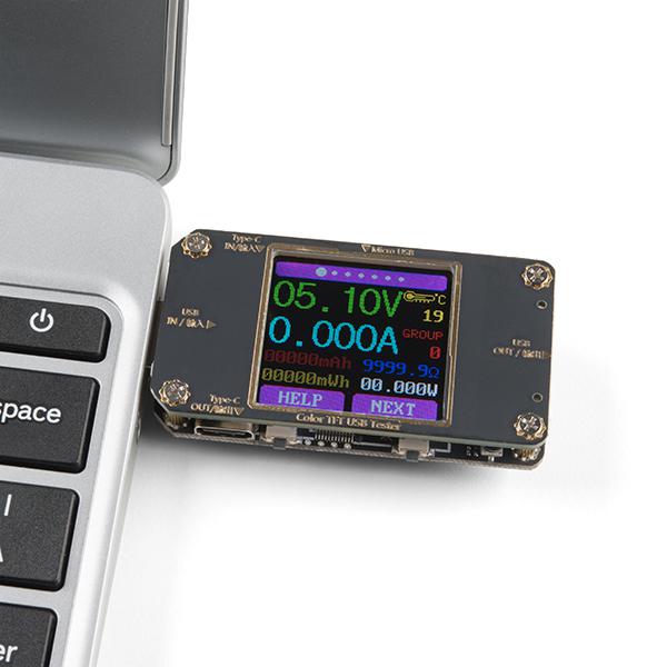USB Power Meter (Color TFT LCD) - TOL-15571