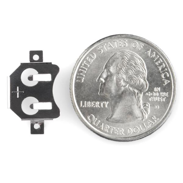 Coin Cell Battery Holder - 12mm (SMD) - PRT-10592