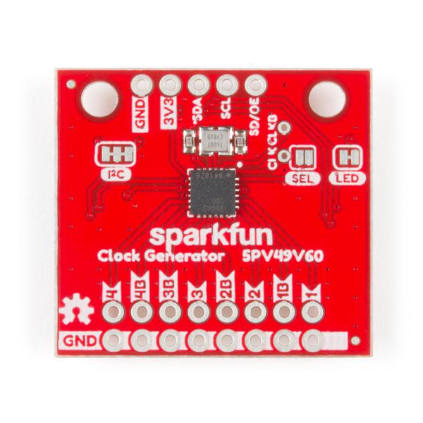 SparkFun Clock Generator Breakout - 5P49V60 (Qwiic) - BOB-15734