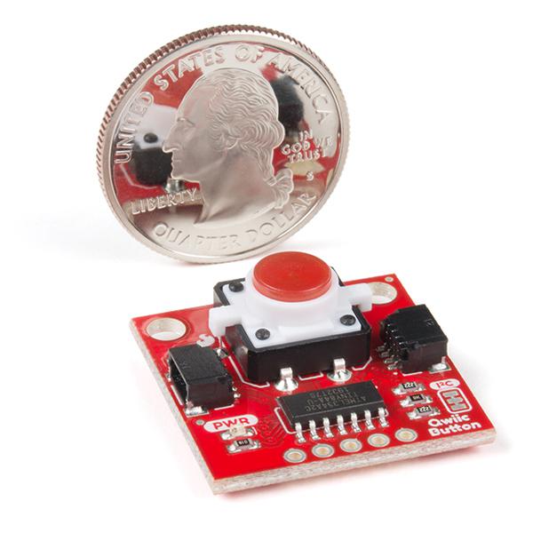 SparkFun Qwiic Button - Red LED - BOB-15932