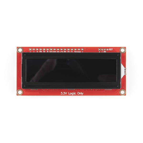 SparkFun 16x2 SerLCD - RGB Text (Qwiic) - LCD-16397