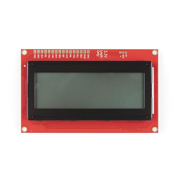 SparkFun 20x4 SerLCD - RGB Backlight (Qwiic) - LCD-16398