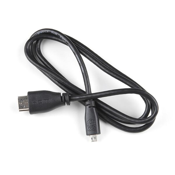Raspberry Pi Official Micro HDMI to HDMI-A Cable (1m) - CAB-17385