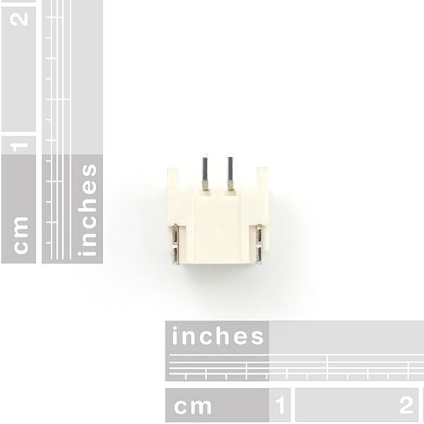 JST Right Angle Connector - White - PRT-08612