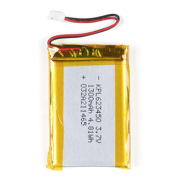 Lithium Ion Battery - 1250mAh (IEC62133 Certified) - PRT-18286