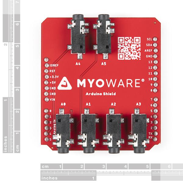 MyoWare 2.0 Arduino Shield - DEV-18426