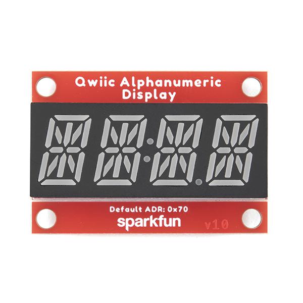 SparkFun Qwiic Alphanumeric Display - Green - COM-18566