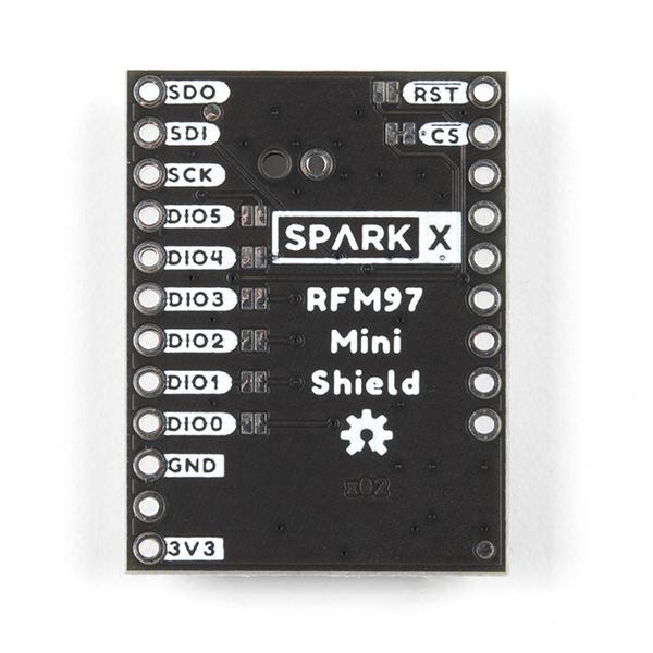 RFM97C Mini Shield LoRa - 100mW - SPX-18574