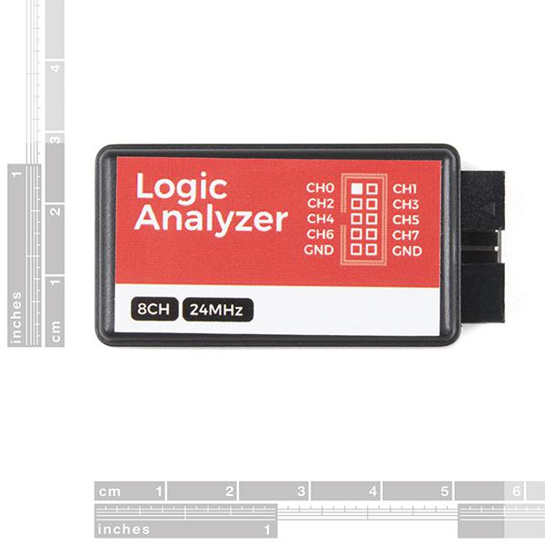 USB Logic Analyzer - 24MHz/8-Channel - TOL-18627