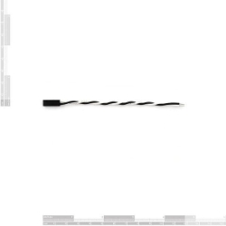 Jumper Wire - PTH Black White, additional view