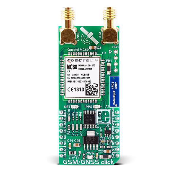 MIKROE GSM/GNSS Click - GPS-18946