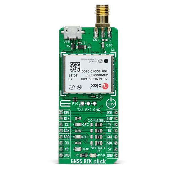 MIKROE GNSS RTK Click - GPS-19320