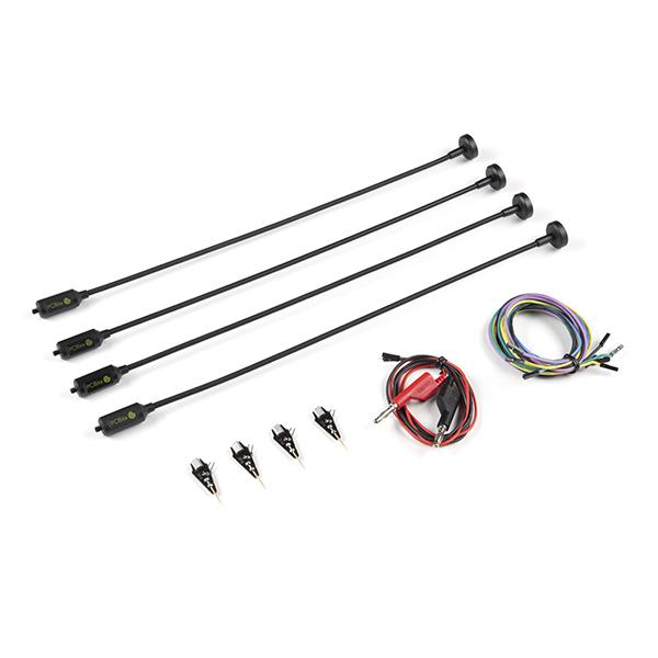 PCBite SP10 Probes with Test Wires (Four Pack) - TOL-19723