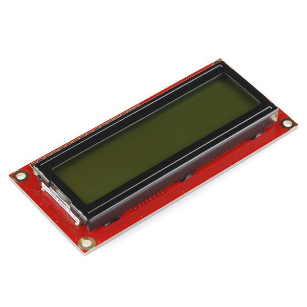 Basic 16x2 Character LCD - Black on Green 5V - LCD-00255
