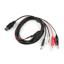 SparkFun Hydra Power Cable - 6ft (Black) 