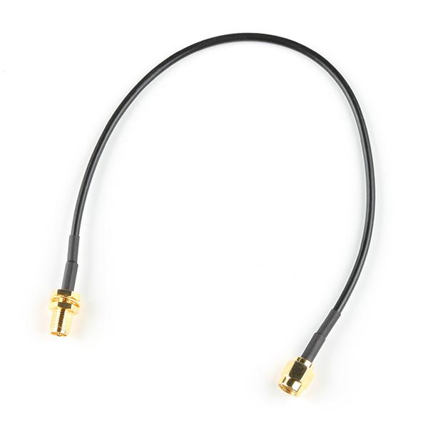 Interface Cable - RP-SMA Male to RP-SMA Female (25cm, RG174) - CAB-22037