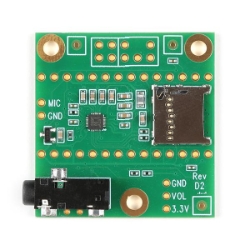 Teensy 4 Audio Shield (Rev D2), alternate view