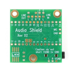 Teensy 4 Audio Shield (Rev D2), additional view