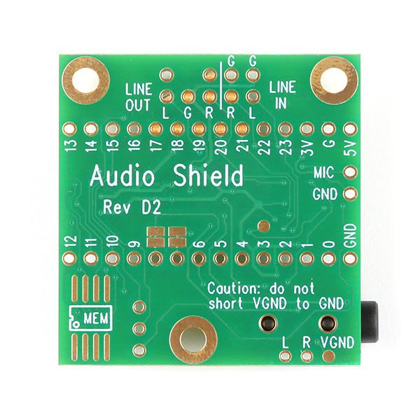 Teensy 4 Audio Shield (Rev D2) - DEV-22428