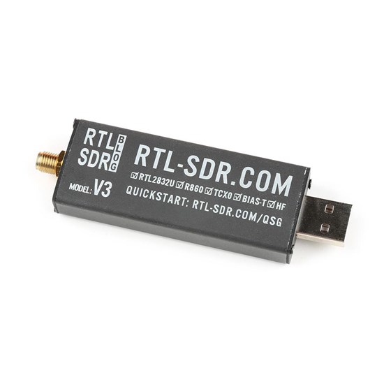 RTL-SDR BLOG V3 USB Dongle with Dipole Antenna Kit - WRL-22957