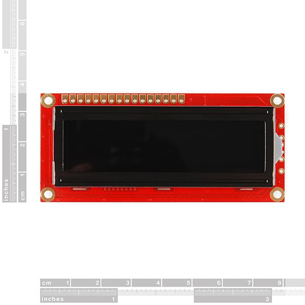 Basic 16x2 Character LCD - White on Black 3.3V - LCD-09052