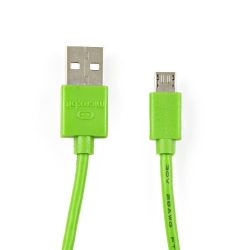 micro:bit USB Cable 300mm - Green - CAB-24507