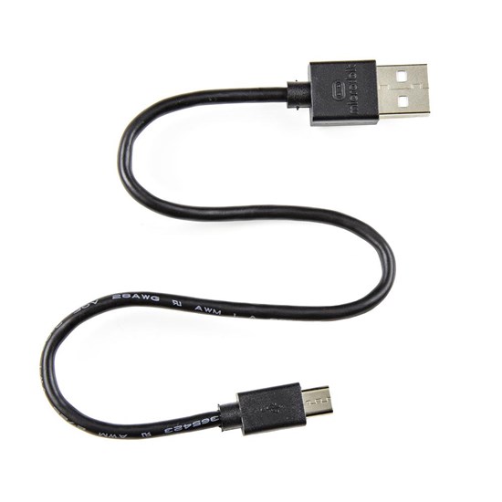 micro:bit USB Cable 300mm - Black - CAB-24508