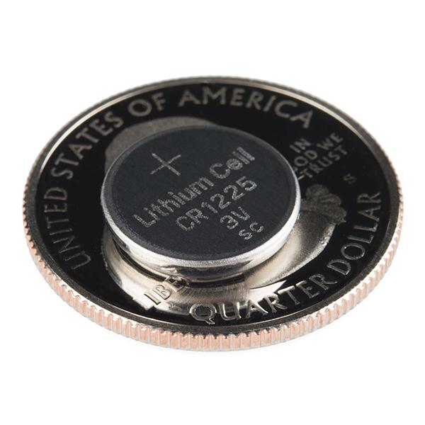 Coin Cell Battery - 12mm (CR1225) - PRT-00337