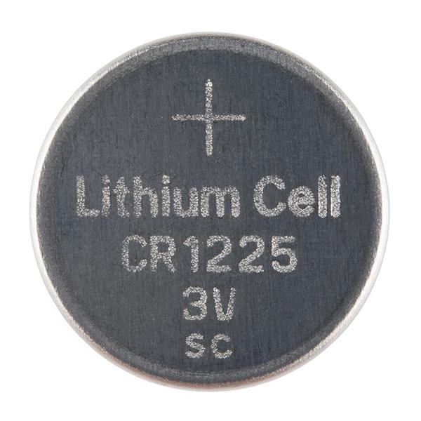 Coin Cell Battery - 12mm (CR1225) - PRT-00337