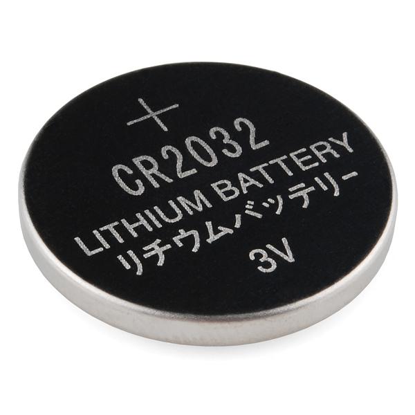 Coin Cell Battery - 20mm (CR2032) - PRT-00338