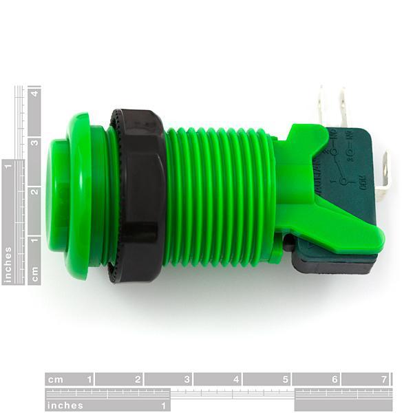 Concave Button - Green - COM-09341
