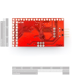 SparkFun Graphic LCD Serial Backpack - LCD-09352