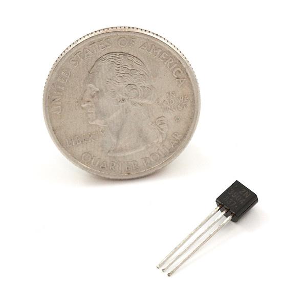 Transistor - NPN, 60V 200mA (2N3904) - COM-00521
