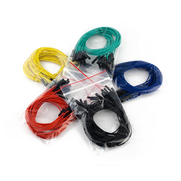 Jumper Wires Premium 12" F/F Pack of 100 - PRT-09390