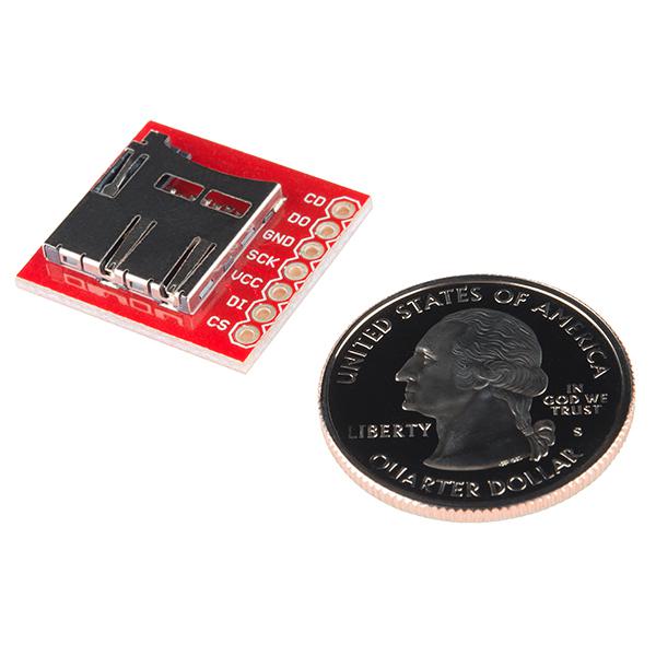 SparkFun microSD Transflash Breakout - BOB-00544