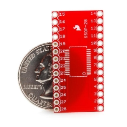 SparkFun SSOP to DIP Adapter - 28-Pin - BOB-00500