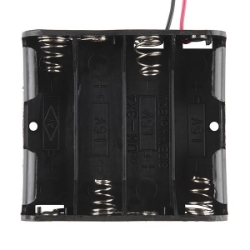 Battery Holder - 4xAA to Barrel Jack Connector, alternate view