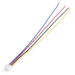 JST Jumper 4 Wire Assembly - PRT-09916